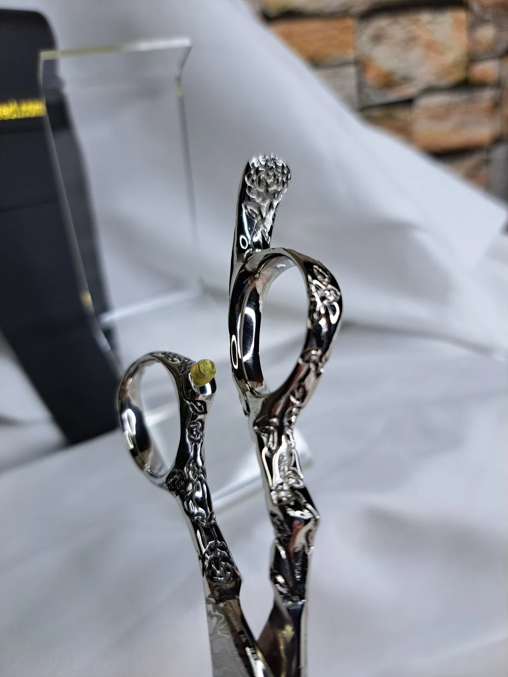 SHEARS DIRECT 30 TOOTH PRECISE TEXTURING THINNING SHEARS ROSE ETCHED